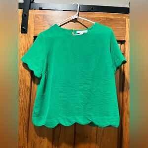 Monteau Kelly Green Top